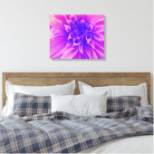 Toile Fleur rose Macro (Insitu(Chambre))