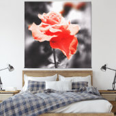 Toile Fleur Rose vintage (Insitu(Chambre))