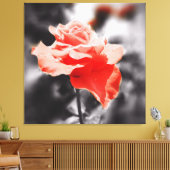 Toile Fleur Rose vintage (Insitu(Salon))