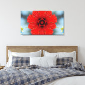 Toile Fleur Rouge (Insitu(Chambre))