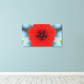 Toile Fleur Rouge (Insitu (Plancher de Bois))