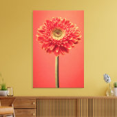 Toile Fleur rouge Barberton Gerbera Daisy (Insitu(Salon))