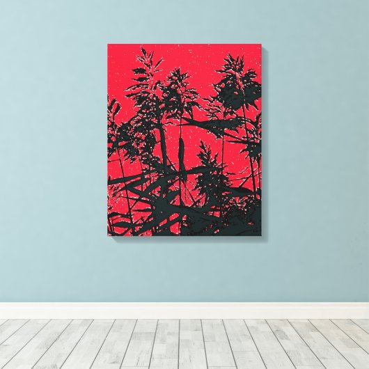 TOILE FLEUR SAUVAGE (Insitu (Plancher de Bois))