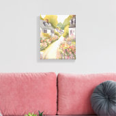 Toile Fleur sauvage | Aquarelle de la plage côtière (Insitu(Salon))