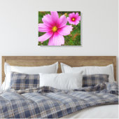 Toile Fleur sauvage de fleurs Cosmos roses (Insitu(Chambre))