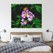 Toile Fleur sauvage rose vibrant (Insitu(Chambre))