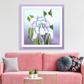 Toile Fleur Smeraldo (Insitu(Salon))