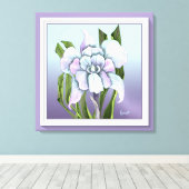 Toile Fleur Smeraldo (Insitu (Plancher de Bois))