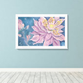 Toile Fleur surnaturelle (Insitu (Plancher de Bois))