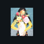 Toile Fleur Vase fille<br><div class="desc">Fleur Vase Girl II par Grace Popp. | 141028GG</div>