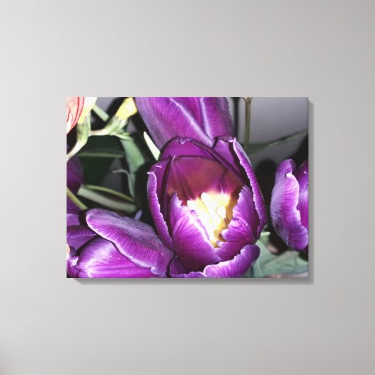 Toile Fleur violette (Recto)