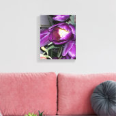 Toile Fleur violette (Insitu(Salon))