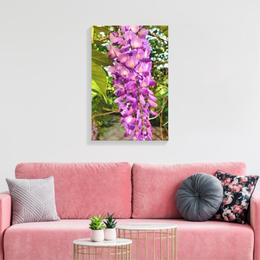 Toile Fleur Wisteria (Insitu(Salon))