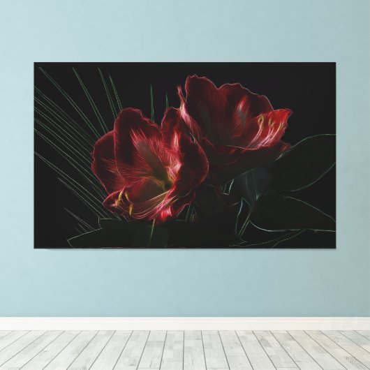 Toile Fleurs (Insitu (Plancher de Bois))