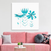 Toile Fleurs (Insitu(Salon))