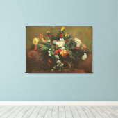 Toile Fleurs (Insitu (Plancher de Bois))