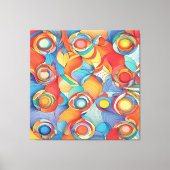 Toile Fleurs Abstraites (Recto)