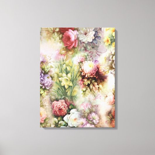 Toile Fleurs Anciennes (Recto)