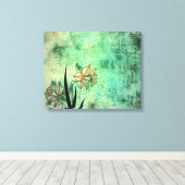 Toile Fleurs anciennes Art Streaming Canvas (Insitu (Plancher de Bois))