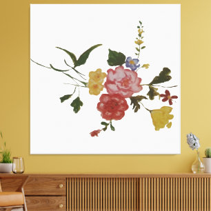 Toile Fleurs Artistiques Japonaises Fleur