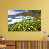 Toile Fleurs Au-Dessus De La Plage De Sable Dollar (Insitu(Salon))