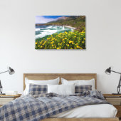 Toile Fleurs au-dessus de la plage de Sand Dollar (Insitu(Chambre))