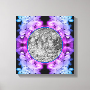 Toile Fleurs aux Pétales Teintées Créez Votre Propre Pho