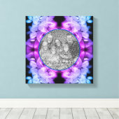 Toile Fleurs aux teintes de floraison Créez votre propre (Insitu (Plancher de Bois))