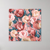 Toile Fleurs beiges (Recto)