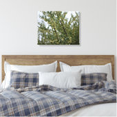 Toile Fleurs blanches crémeuses sur un buisson après la (Insitu(Chambre))