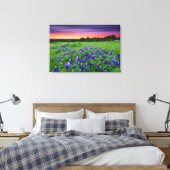Toile Fleurs | Bluebonnets à Sunset Texas (Insitu(Chambre))