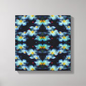 Toile Fleurs Clematis blanches Abstraites (Recto)