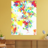 Toile Fleurs colorées (Insitu(Salon))