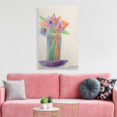 Toile Fleurs Colorées Originales Dans Le Jar (Insitu(Salon))