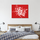 Toile Fleurs coupées en papier ・ Double Bonheur (Insitu(Chambre))