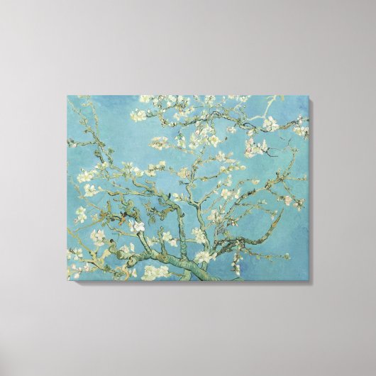 Toile Fleurs d'amandes par Vincent Van Gogh Art (Recto)