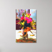 Toile Fleurs d'amour PM0001 (Recto)