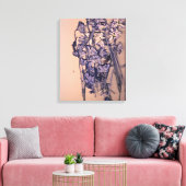 Toile Fleurs dans une lumière rose (Insitu(Salon))