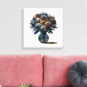 Toile Fleurs dans Vase (Insitu(Salon))