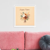 Toile Fleurs d'Automne (Insitu(Salon))