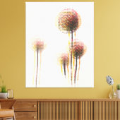 Toile Fleurs d'automne Abstraites modernes #2 (Insitu(Salon))