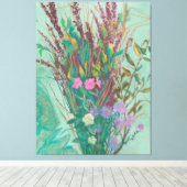 Toile "Fleurs d'automne" extra grand (Insitu (Plancher de Bois))