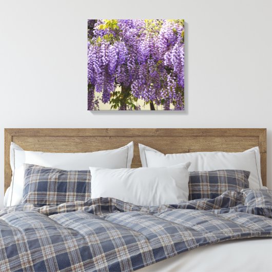 Toile Fleurs de bisteria violet (Insitu(Chambre))