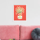 Toile Fleurs de boîte de tomates (Insitu(Salon))