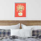 Toile Fleurs de boîte de tomates (Insitu(Chambre))