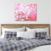 Toile Fleurs de cerisier de Van Gogh rose bleu (Insitu(Chambre))