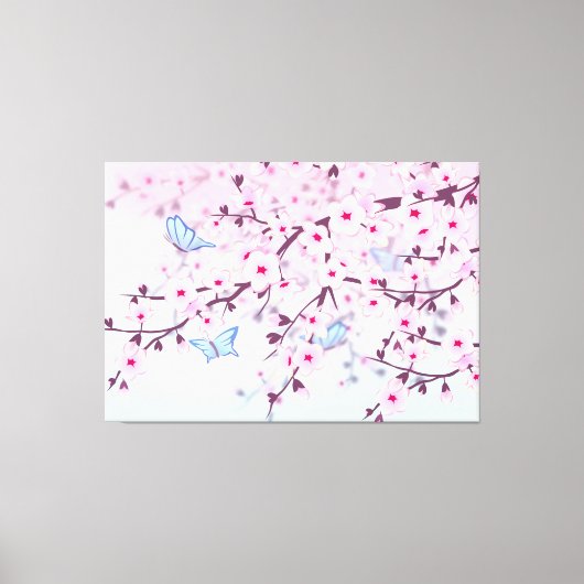 Toile Fleurs de cerisier Fille Canvas (Recto)