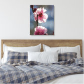 Toile Fleurs de cerisiers dans l'art Triptyque Sunshine (Insitu(Chambre))