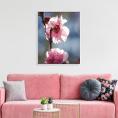 Toile Fleurs de cerisiers dans l'art Triptyque Sunshine (Insitu(Salon))