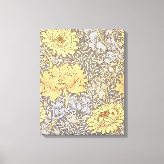 Toile Fleurs de chrysanthème de William Morris (Recto)